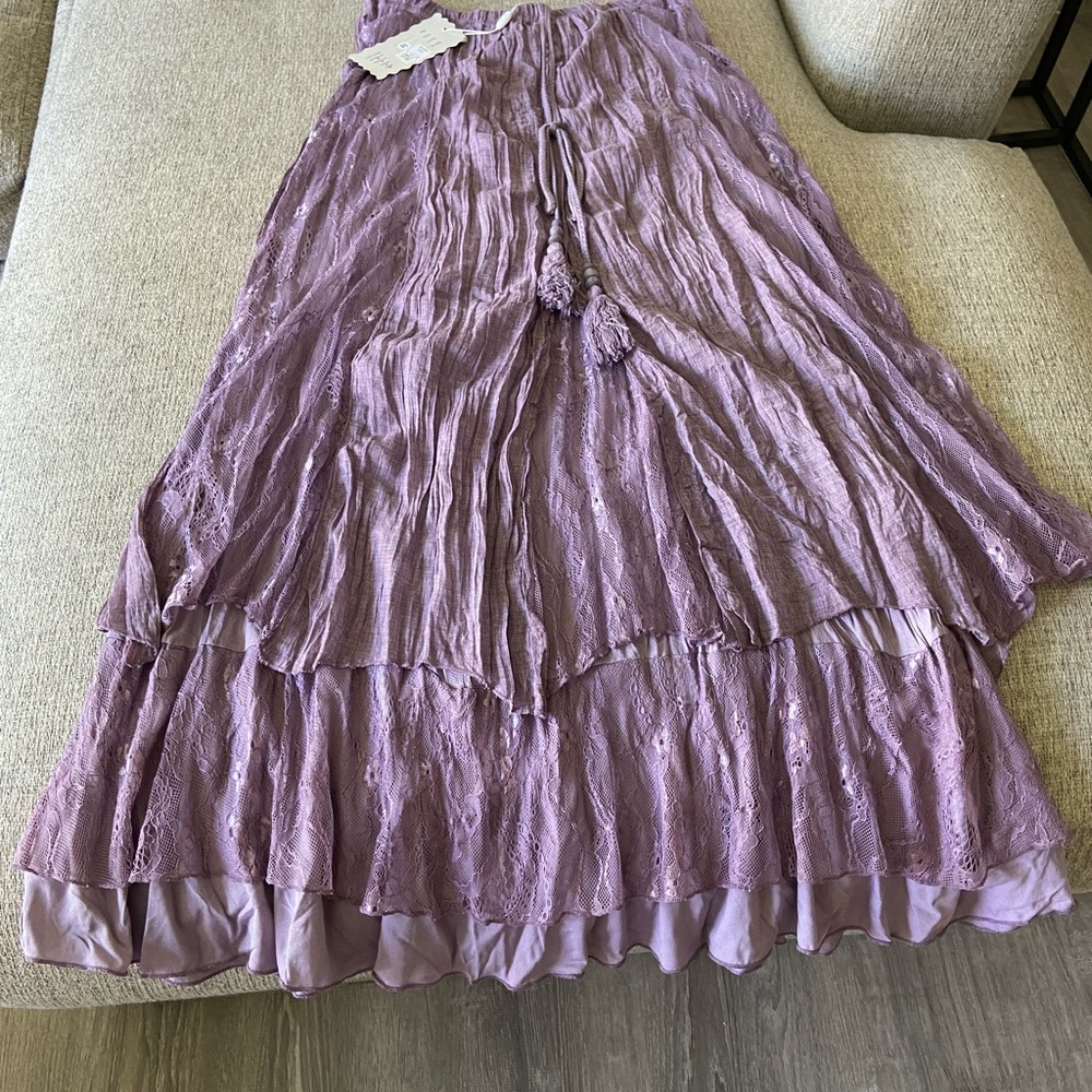 Purple Boho/Maxi skirt